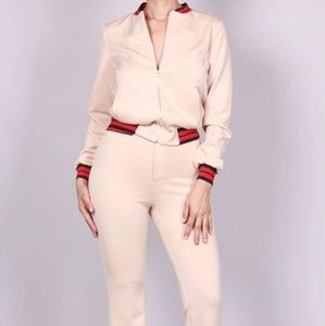 Bomber Jacket and Bell Bottom set
